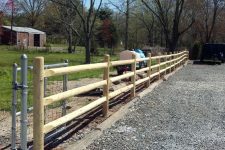 3 Rail Wooden Fence