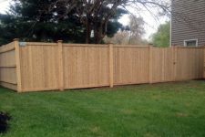 Cedar Fence With 5×5 Posts
