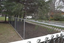 Chain Link with Top and Bottom Rail