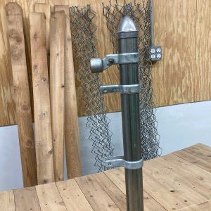 2 inch end terminal post chain fence